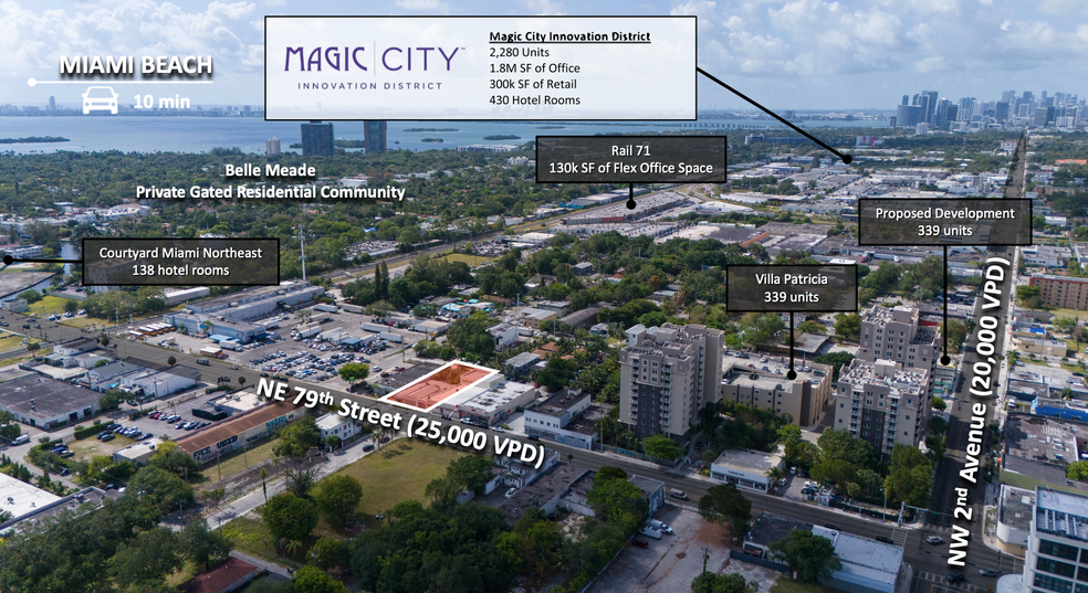 300-306 NE 79th St, Miami, FL en venta - Foto del edificio - Imagen 2 de 7