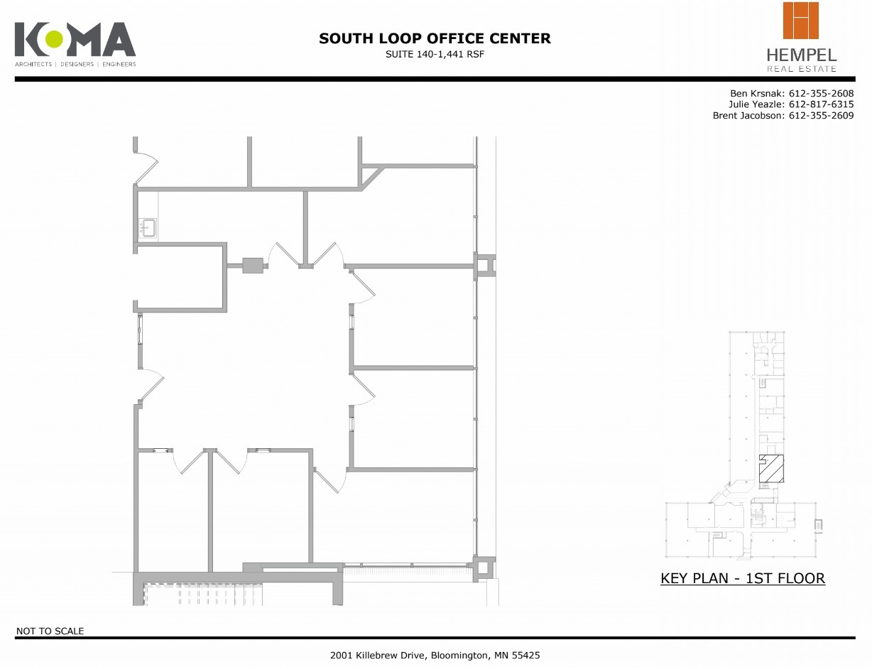 2001 Killebrew Dr, Bloomington, MN en alquiler Plano de la planta- Imagen 1 de 1