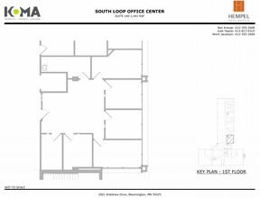 2001 Killebrew Dr, Bloomington, MN en alquiler Plano de la planta- Imagen 1 de 1