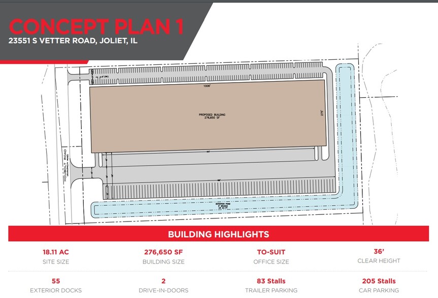 23551 S Vetter Rd, Elwood, IL en venta - Plano de la planta - Imagen 2 de 2