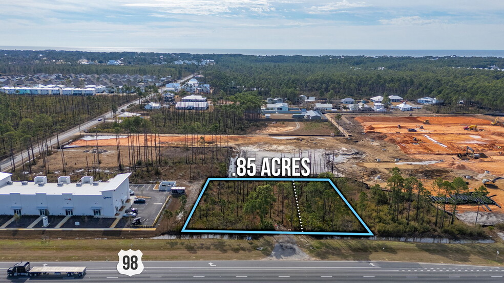 .85 Acres Highway 98, Santa Rosa Beach, FL en venta - Vista aérea - Imagen 2 de 21