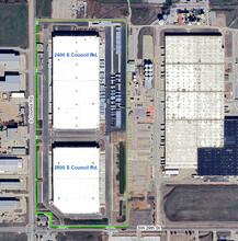 SW 29th St & Council Rd, Oklahoma City, OK - VISTA AÉREA  vista de mapa