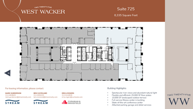 225 W Wacker Dr, Chicago, IL en alquiler Plano de la planta- Imagen 1 de 1