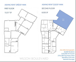 2701-2707 Wilson Blvd, Arlington, VA en alquiler Plano de la planta- Imagen 2 de 2