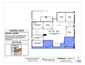 1 Neshaminy Interplex, Trevose, PA en alquiler Plano de la planta- Imagen 2 de 2