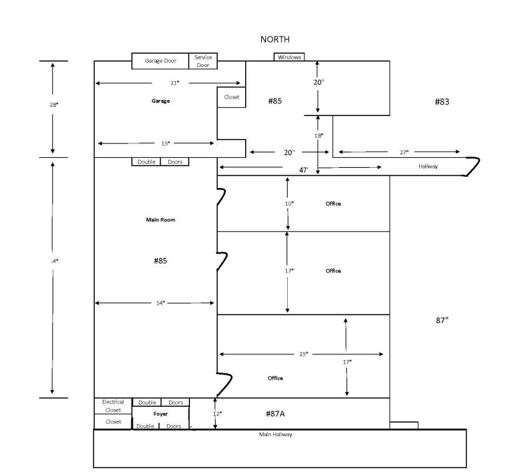 61-95 Oakwood Rd, Lake Zurich, IL en alquiler Plano de la planta- Imagen 1 de 1