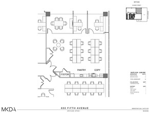 650 Fifth Ave, New York, NY en alquiler Plano de la planta- Imagen 1 de 1