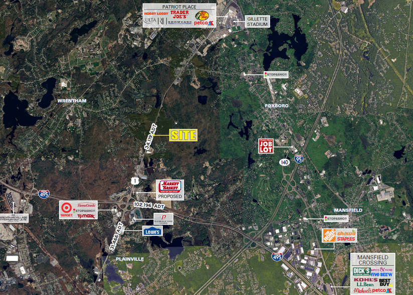 485 Washington St, Wrentham, MA en venta - Foto del edificio - Imagen 2 de 3