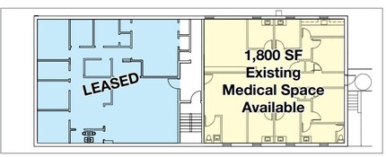 418 E Lancaster Ave, Wayne, PA en alquiler Plano de la planta- Imagen 1 de 1