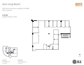 3900 Kilroy Airport Way, Long Beach, CA en alquiler Plano de la planta- Imagen 1 de 1