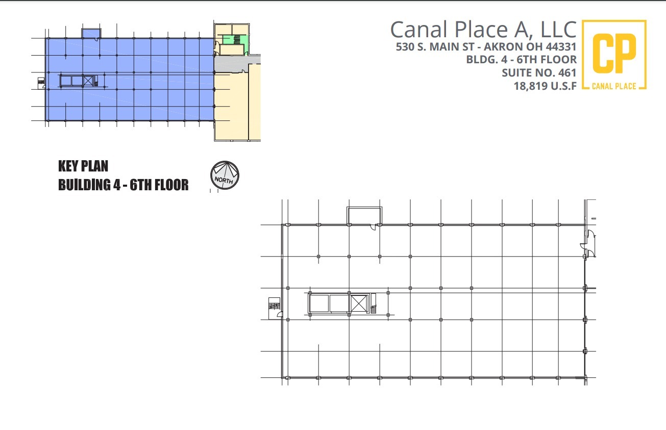 540 S Main St, Akron, OH en alquiler Plano de la planta- Imagen 1 de 1