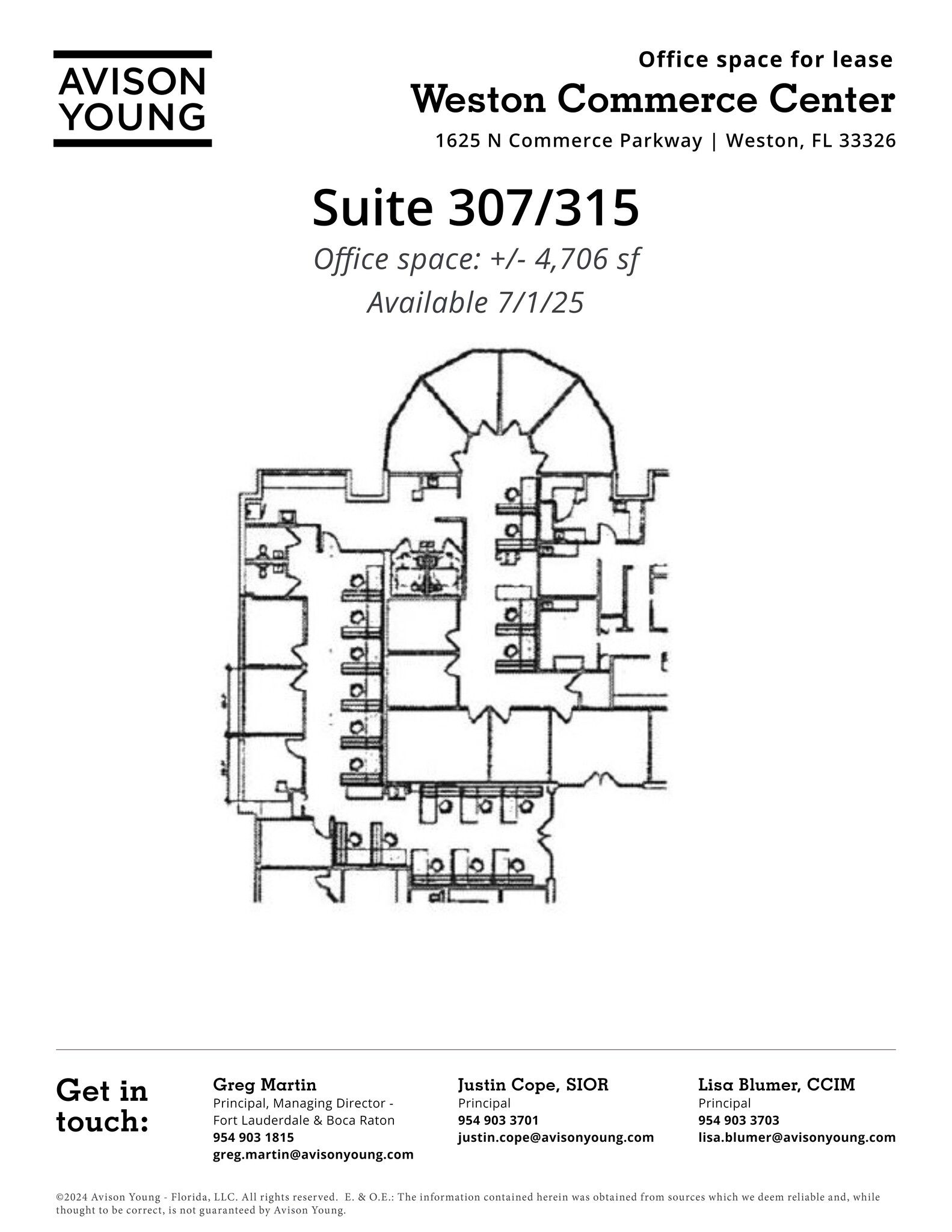 1625 N Commerce Pky, Weston, FL en alquiler Plano del sitio- Imagen 1 de 1