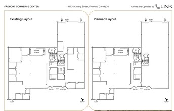 41638-41758 Christy St, Fremont, CA en alquiler Plano de la planta- Imagen 2 de 3