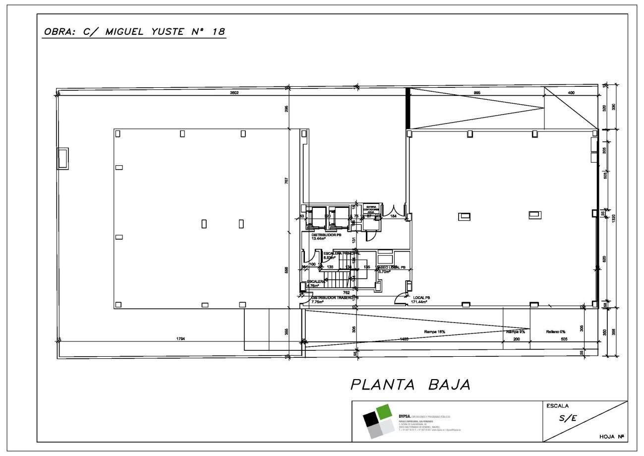 Calle Miguel Yuste, 18, Madrid, Madrid en alquiler Plano de la planta- Imagen 1 de 1