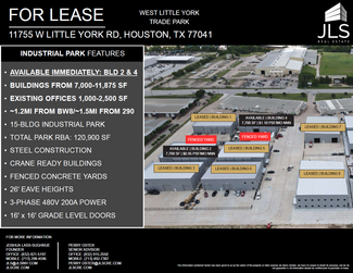 Más detalles para 11755 W Little York Rd, Houston, TX - Nave en alquiler