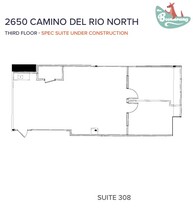 2650 Camino del Rio N, San Diego, CA en alquiler Plano de la planta- Imagen 1 de 1