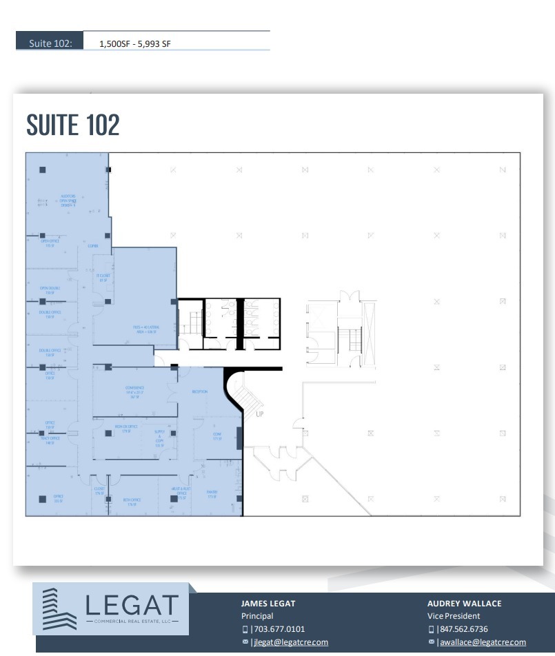 4084 University Dr, Fairfax, VA en alquiler Plano de la planta- Imagen 1 de 1