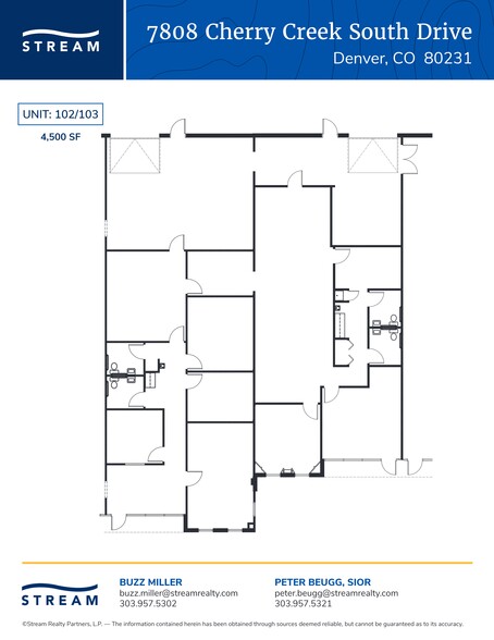 7808 E Cherry Creek South Dr, Denver, CO en alquiler - Plano del sitio - Imagen 2 de 7