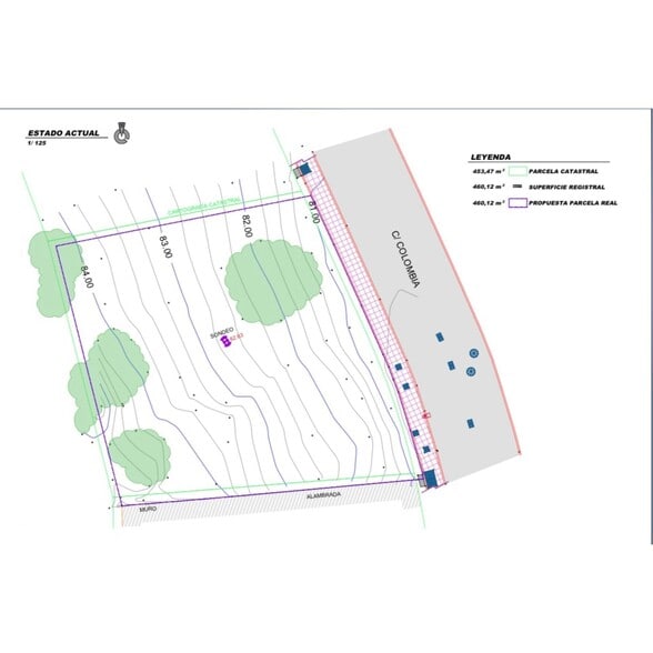 Terreno en Estepona, Málaga en venta - Plano del sitio - Imagen 3 de 5