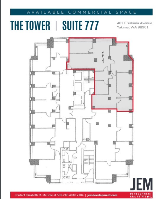 402 E Yakima Ave, Yakima, WA en alquiler Plano de la planta- Imagen 1 de 1