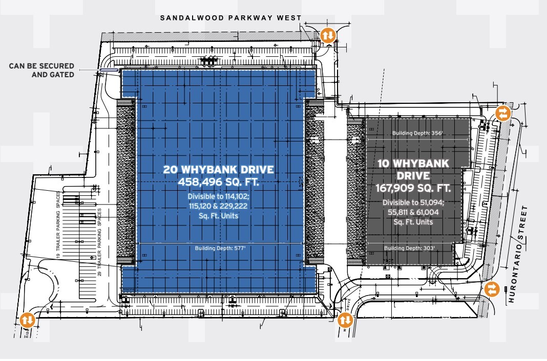 20 Whybank Dr, Brampton, ON en alquiler Plano de la planta- Imagen 1 de 1