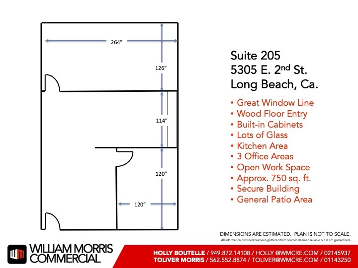 5305 E 2nd St, Long Beach, CA en alquiler Plano de la planta- Imagen 1 de 1