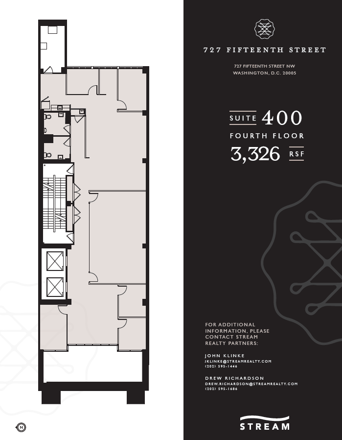 727 15th St NW, Washington, DC en alquiler Plano de la planta- Imagen 1 de 4