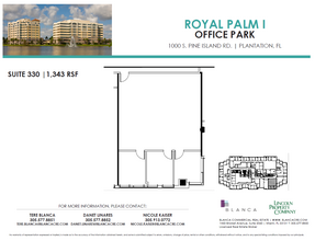 1000 S Pine Island Rd, Plantation, FL en alquiler Plano de la planta- Imagen 1 de 1