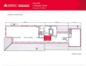 3-7 Steeple St, Providence, RI en alquiler Plano de la planta- Imagen 2 de 2