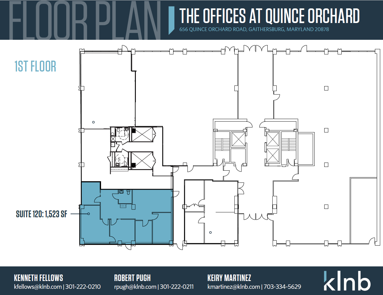 656 Quince Orchard Rd, Gaithersburg, MD en alquiler Plano de la planta- Imagen 1 de 1