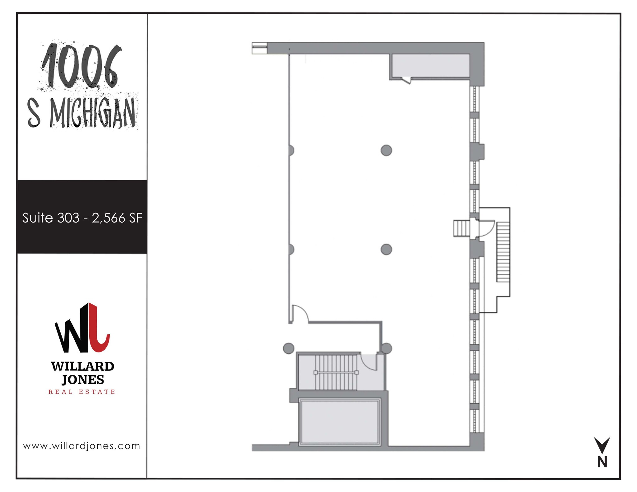 1006 S Michigan Ave, Chicago, IL en alquiler Plano de la planta- Imagen 1 de 1