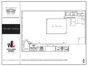 819 S Wabash Ave, Chicago, IL en alquiler Plano de la planta- Imagen 1 de 9