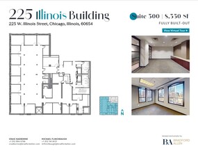 225 W Illinois St, Chicago, IL en alquiler Plano de la planta- Imagen 1 de 11