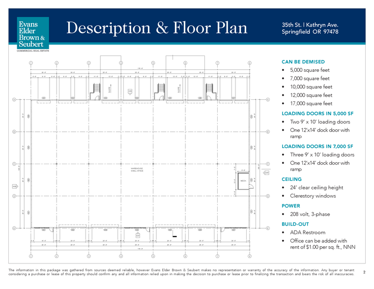 35th & Kathryn | New Warehouse, Springfield, OR en alquiler - Foto del edificio - Imagen 3 de 5