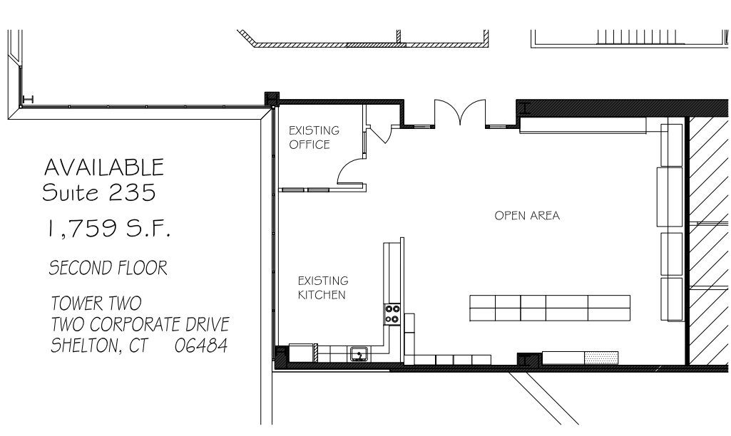 2 Corporate Dr, Shelton, CT en alquiler Plano de la planta- Imagen 1 de 1