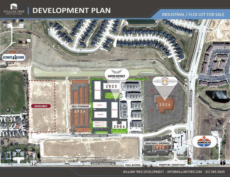 1774 W Tournament Trl, Westfield, IN en venta - Plano del sitio - Imagen 3 de 5