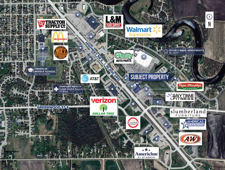 1809 Hwy 59 S, Thief River Falls, MN en venta - Foto del edificio - Imagen 3 de 3