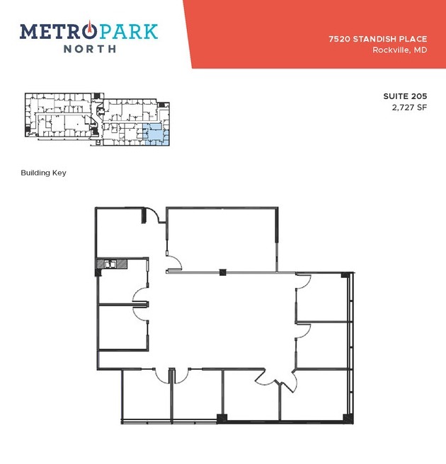 7529 Standish Pl, Rockville, MD en alquiler Plano de la planta- Imagen 1 de 1