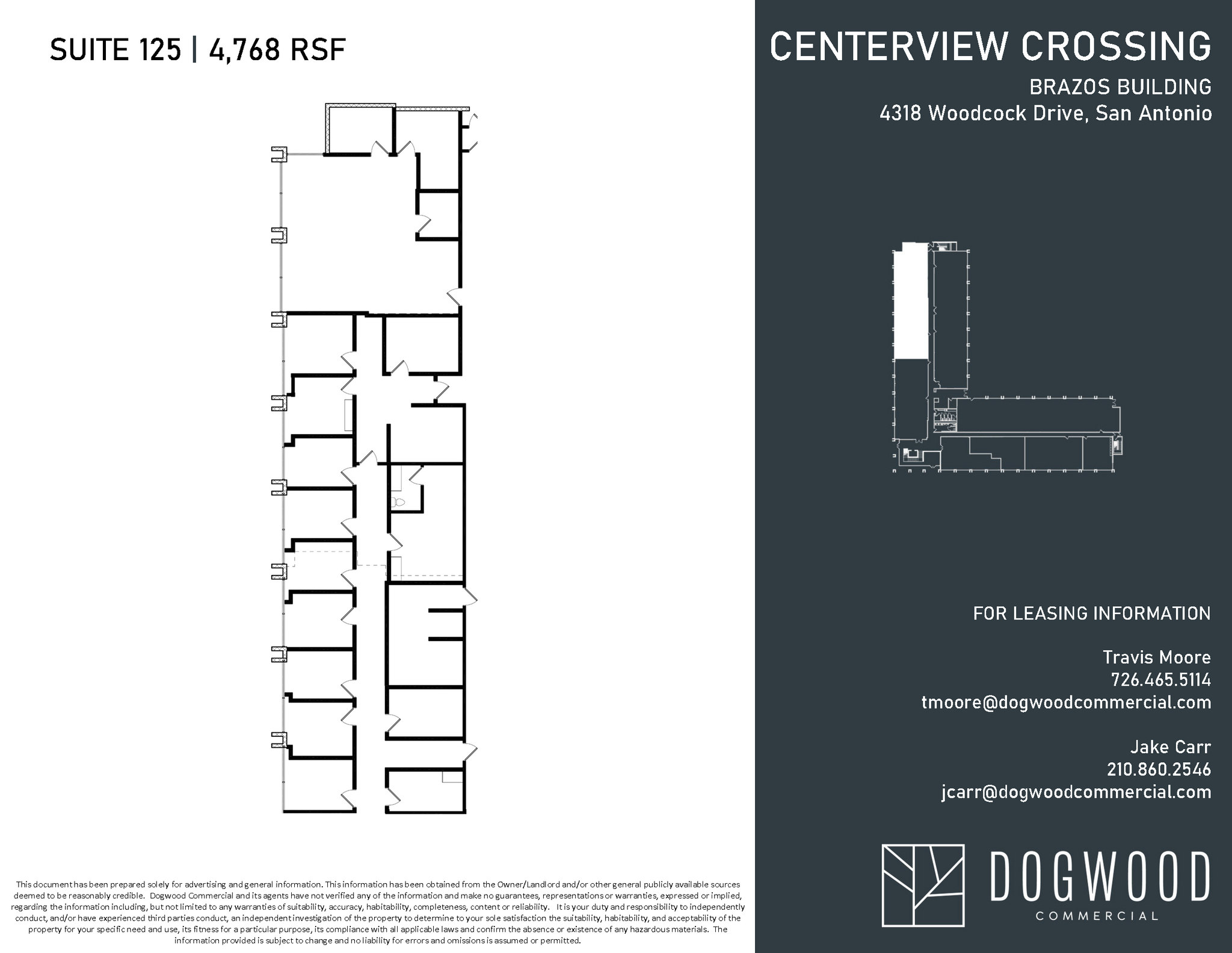 4538 Centerview Dr, San Antonio, TX en alquiler Plano de la planta- Imagen 1 de 1