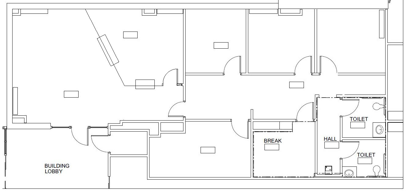 7601 Forest Ave, Richmond, VA en alquiler Plano de la planta- Imagen 1 de 1