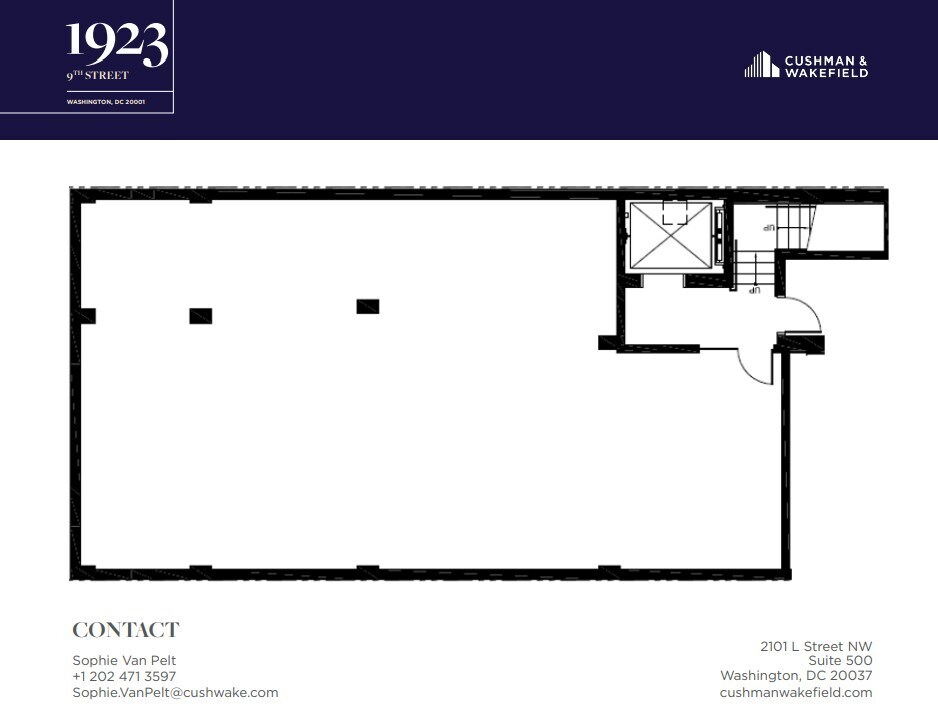 1923 9th St NW, Washington, DC en alquiler Plano de la planta- Imagen 1 de 1