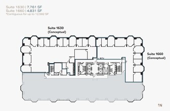 550 W C St, San Diego, CA en alquiler Plano de la planta- Imagen 1 de 1