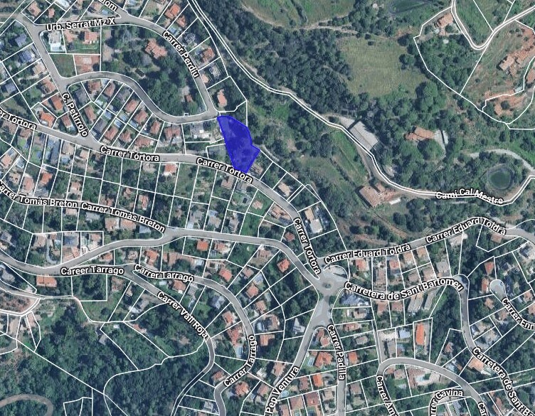 Carrer Tórtora, 13, L'Ametlla del Vallès, Barcelona en venta - Plano de solar - Imagen 2 de 2