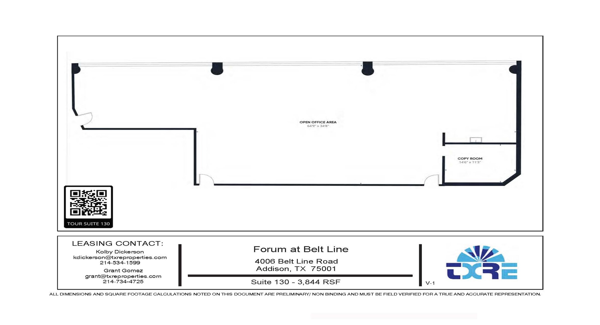 4004 Belt Line Rd, Addison, TX en alquiler Plano de la planta- Imagen 1 de 1