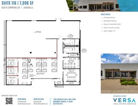 550 N Commons Dr, Aurora, IL en alquiler Plano de la planta- Imagen 2 de 2