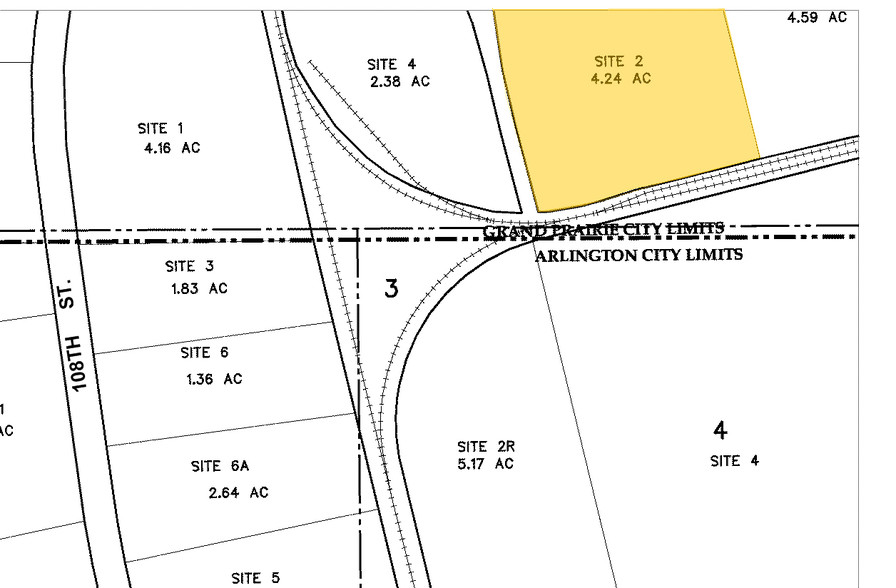 1170-1180 109th St, Grand Prairie, TX en alquiler - Plano de solar - Imagen 2 de 8