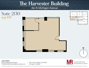 180 N Michigan Ave, Chicago, IL en alquiler Plano de la planta- Imagen 1 de 4