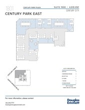 1801 Century Park E, Los Angeles, CA en alquiler Plano de la planta- Imagen 2 de 2
