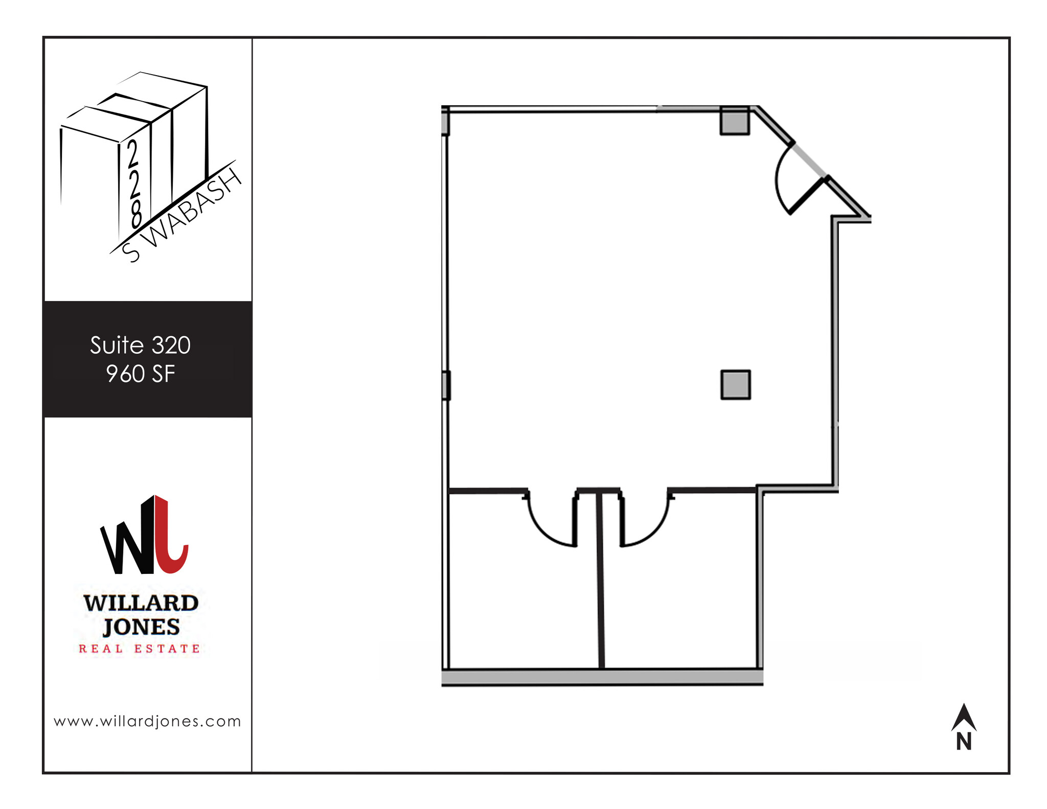 228 S Wabash Ave, Chicago, IL en alquiler Plano de la planta- Imagen 1 de 1