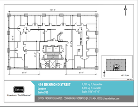 495 Richmond St, London, ON en alquiler Plano de la planta- Imagen 1 de 1